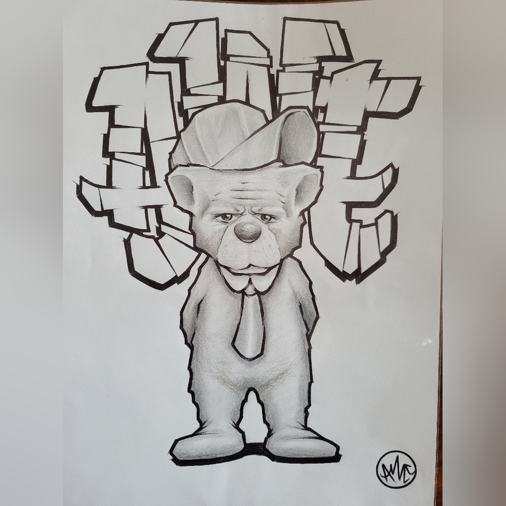 A.W.E Original Artwork "As We Evolve" Art Gallery Graffiti Artist - Picture 4 of 14